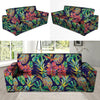 Tropical Floral Pineapple Print Sofa Cover-grizzshop