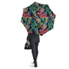 Tropical Floral Pineapple Print Umbrella-grizzshop