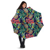 Tropical Floral Pineapple Print Umbrella-grizzshop