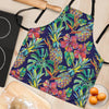 Tropical Floral Pineapple Print Women's Apron-grizzshop