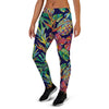 Tropical Floral Pineapple Print Women's Joggers-grizzshop