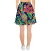 Tropical Floral Pineapple Print Women's Skirt-grizzshop