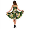 Tropical Floral Skull Dress-grizzshop