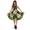 Tropical Floral Skull Dress-grizzshop