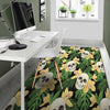 Tropical Floral Skull Floor Mat-grizzshop