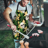 Tropical Floral Skull Men's Apron-grizzshop