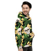 Tropical Floral Skull Men's Hoodie-grizzshop