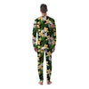 Tropical Floral Skull Men's Pajamas-grizzshop