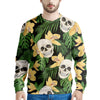 Tropical Floral Skull Men's Sweatshirt-grizzshop