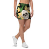 Tropical Floral Skull Mini Skirt-grizzshop