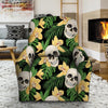 Tropical Floral Skull Recliner Cover-grizzshop