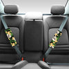 Tropical Floral Skull Seat Belt Cover-grizzshop