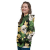 Tropical Floral Skull Women's Hoodie-grizzshop