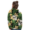 Tropical Floral Skull Women's Hoodie-grizzshop