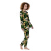 Tropical Floral Skull Women's Pajamas-grizzshop