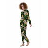 Tropical Floral Skull Women's Pajamas-grizzshop