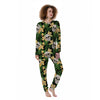 Tropical Floral Skull Women's Pajamas-grizzshop