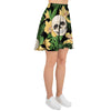 Tropical Floral Skull Women's Skirt-grizzshop