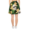 Tropical Floral Skull Women's Skirt-grizzshop