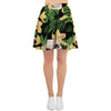 Tropical Floral Skull Women's Skirt-grizzshop