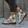 Tropical Flower Hawaiian Pineapple Print Men's Boots-grizzshop