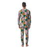 Tropical Flower Hawaiian Pineapple Print Men's Pajamas-grizzshop