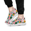 Tropical Flower Hawaiian Pineapple Print Men's Sneakers-grizzshop