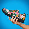 Tropical Flower Hawaiian Pineapple Print Men's Sneakers-grizzshop