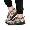 Tropical Flower Hawaiian Pineapple Print Men's Sneakers-grizzshop