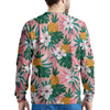 Tropical Flower Hawaiian Pineapple Print Men's Sweatshirt-grizzshop