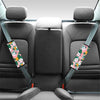 Tropical Flower Hawaiian Pineapple Print Seat Belt Cover-grizzshop