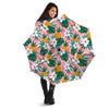 Tropical Flower Hawaiian Pineapple Print Umbrella-grizzshop