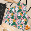 Tropical Flower Hawaiian Pineapple Print Women's Apron-grizzshop