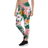 Tropical Flower Hawaiian Pineapple Print Women's Leggings-grizzshop