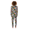 Tropical Flower Hawaiian Pineapple Print Women's Pajamas-grizzshop