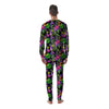 Tropical Flower Leaf Light Print Pattern Men's Pajamas-grizzshop