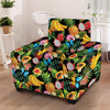 Tropical Fruit Hawaiian Print Armchair Cover-grizzshop