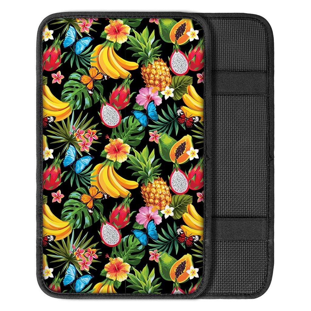 Tropical Fruit Hawaiian Print Car Console Cover-grizzshop