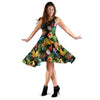 Tropical Fruit Hawaiian Print Dress-grizzshop