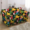 Tropical Fruit Hawaiian Print Loveseat Cover-grizzshop