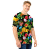 Tropical Fruit Hawaiian Print Men T Shirt-grizzshop