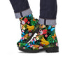 Tropical Fruit Hawaiian Print Men's Boots-grizzshop