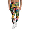 Tropical Fruit Hawaiian Print Men's Leggings-grizzshop