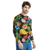 Tropical Fruit Hawaiian Print Men's Sweatshirt-grizzshop