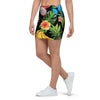 Tropical Fruit Hawaiian Print Mini Skirt-grizzshop