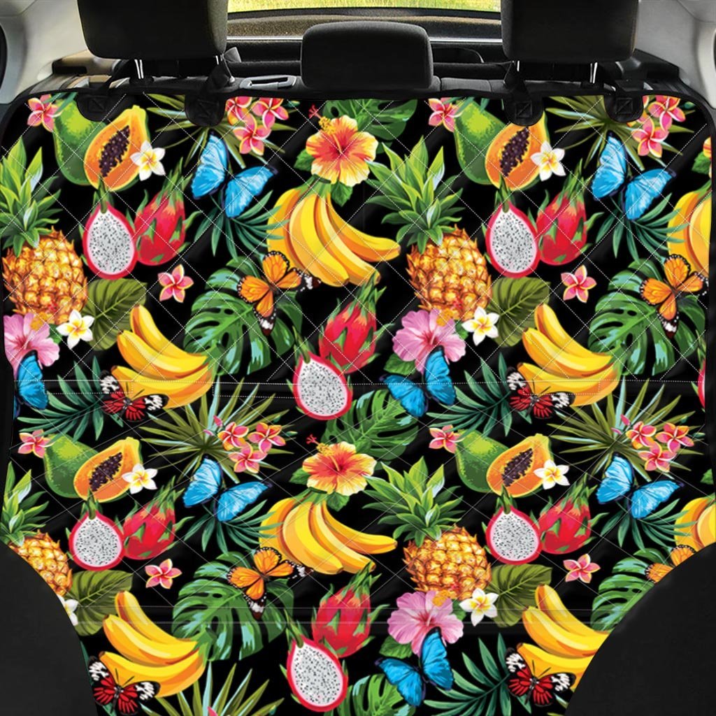 Tropical Fruit Hawaiian Print Pet Car Seat Cover-grizzshop