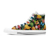 Tropical Fruit Hawaiian Print Women's High Top Shoes-grizzshop