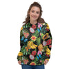 Tropical Fruit Hawaiian Print Women's Hoodie-grizzshop