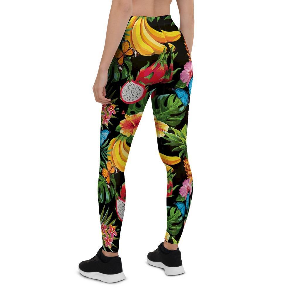 Tropical Fruit Hawaiian Print Women's Leggings-grizzshop