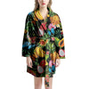 Tropical Fruit Hawaiian Print Women's Robe-grizzshop